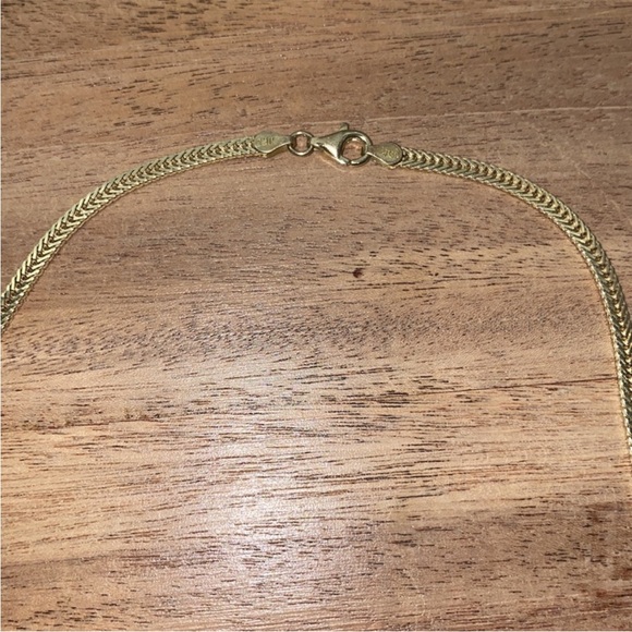 💥 WOW SALE 💥 Preloved 925 Stamped Vintage Egyptian Design Gold Necklace Italy - Picture 7 of 7